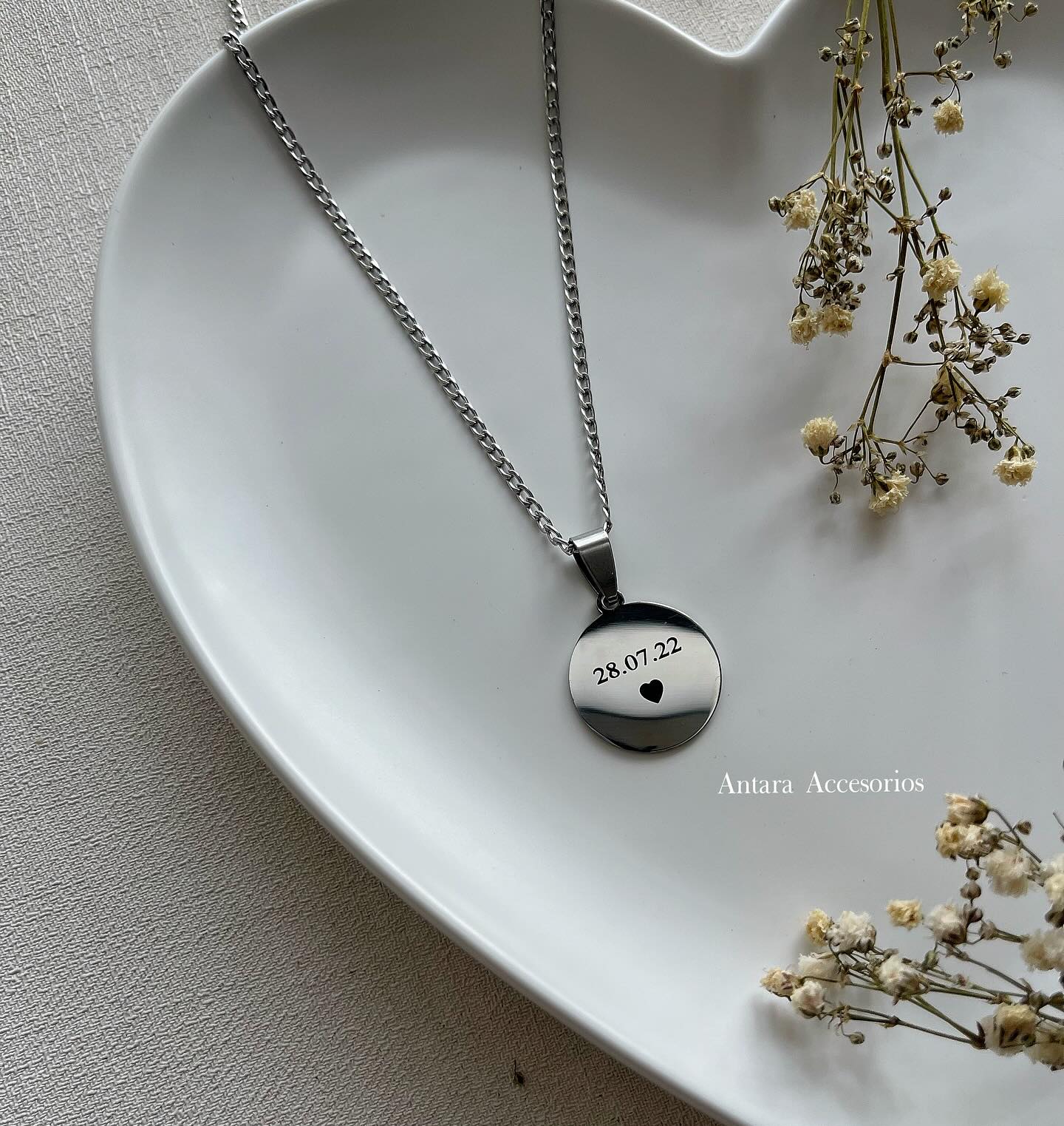 Collar personalizado Honey Silver