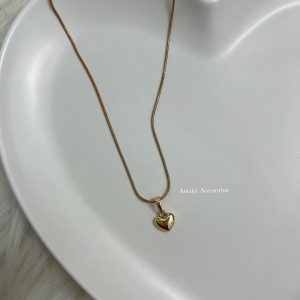 Collar corazón bombita mini